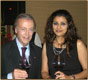 Miguel Torres with Suneeta Kanga.